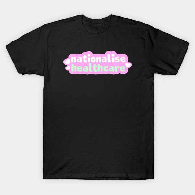 Nationalise Healthcare T-Shirt by Football from the Left